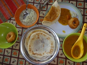 Kerala and cooking with coconut, curry leaves and mustard seeds
