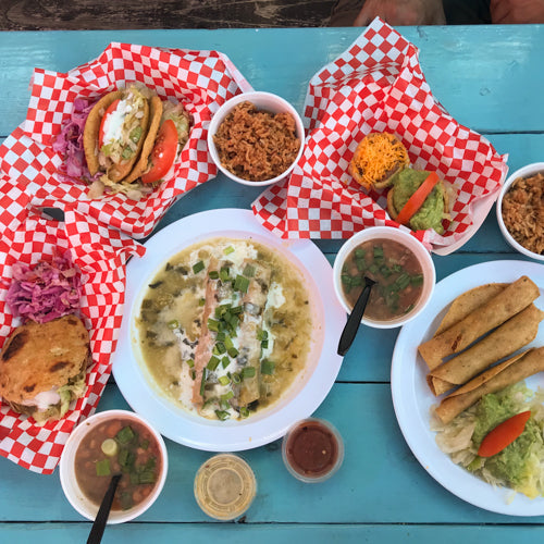 Tex-Mex classics and modern fusion tacos!