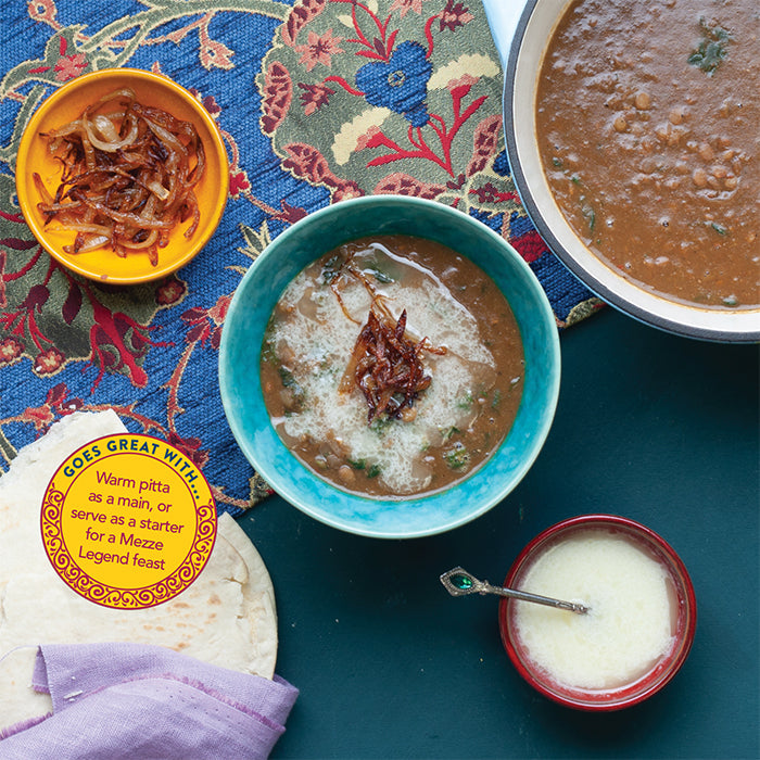 Lentil Soup with Toum