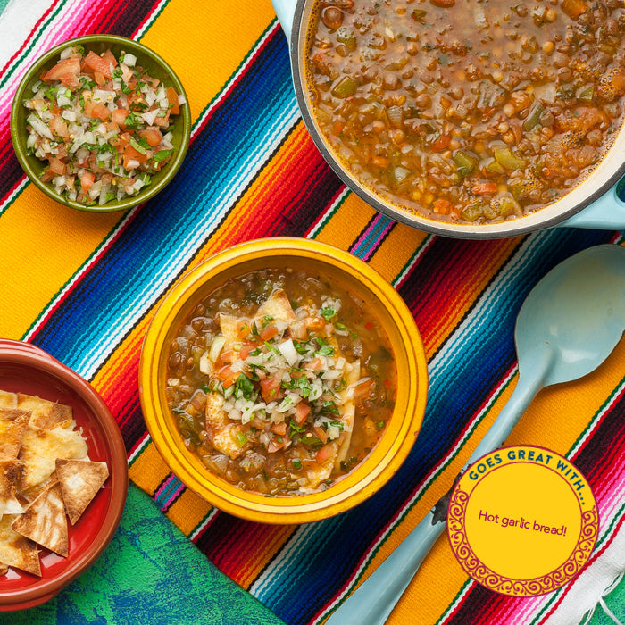 Mexican Lentil and Chorizo Soup