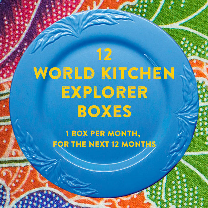 12 World Kitchen Explorer Boxes (1 box per month for the next 12 months)