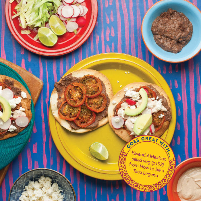 Tomato Tostadas with Chipotle Mayocrema