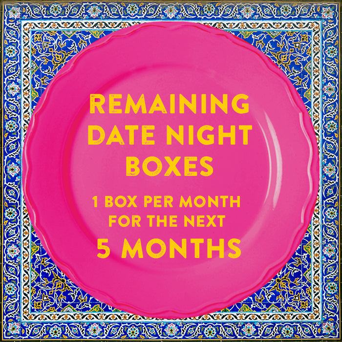 5 Date Night Boxes (1 box per month for the next 5 months)
