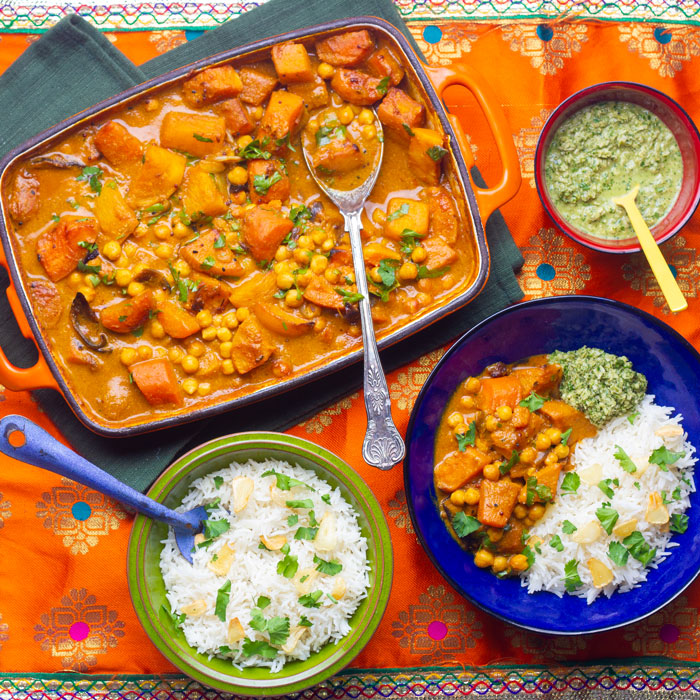 Roast Autumn Veg Kurma