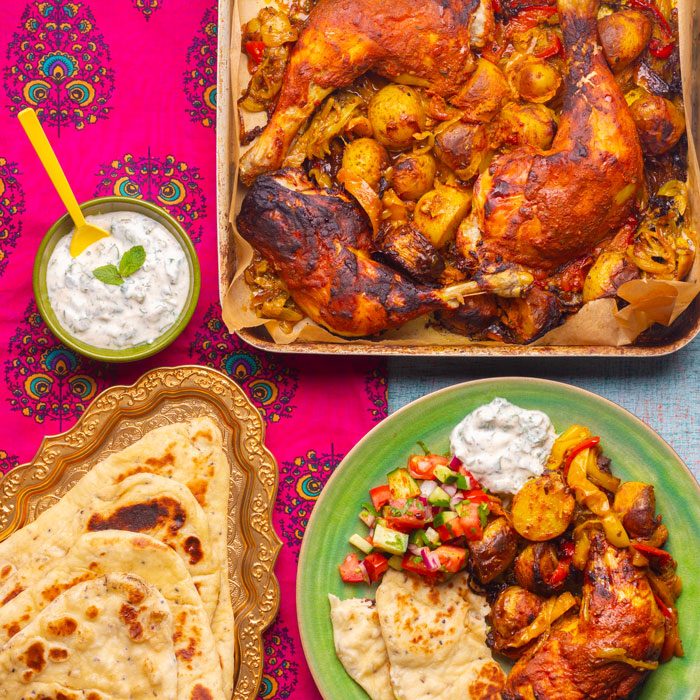Tandoori Chicken Traybake