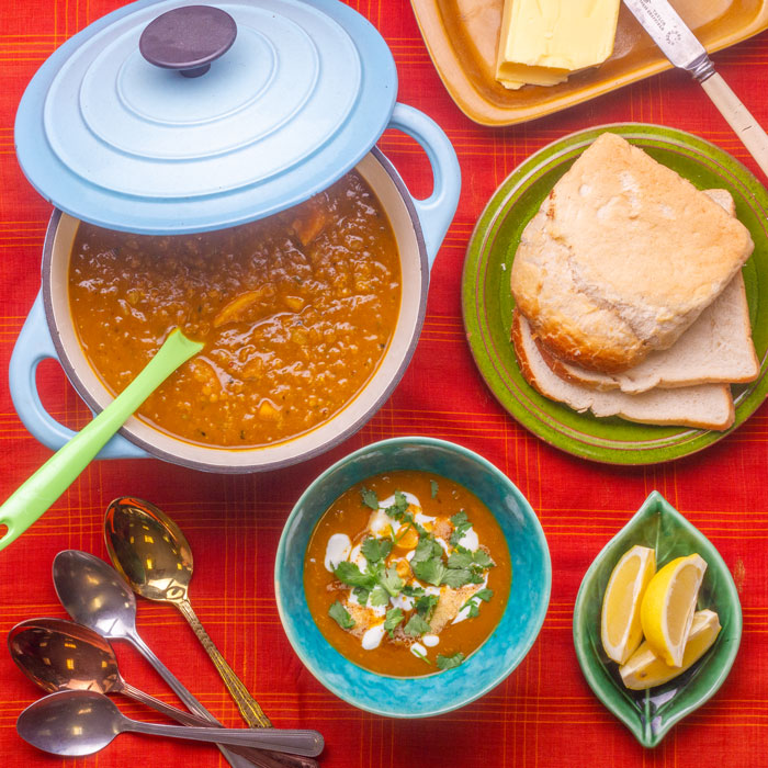 Winter Veg Lentil Soup