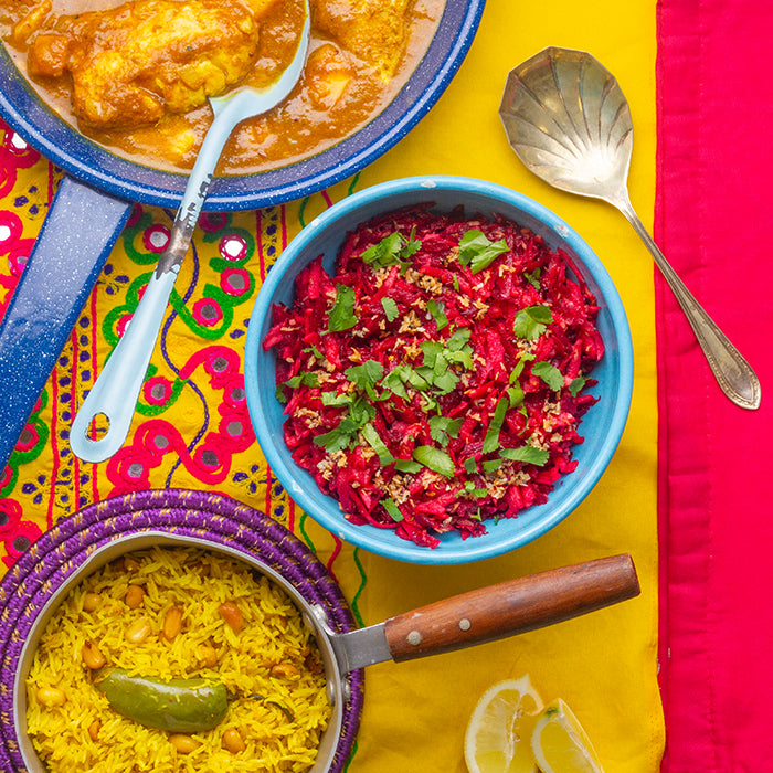 Beetroot & Apple Kosambari