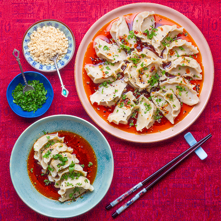 Dumplings in Chilli Oil
