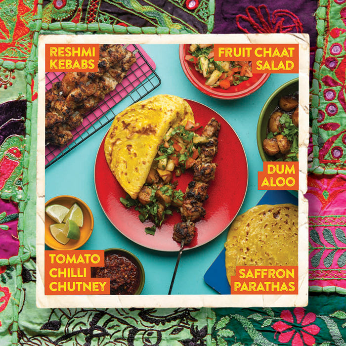 SEPTEMBER: Friday Night Curry Discoverer - Reshmi Kebabs with Saffron Parathas and Fruit Chaat Salad
