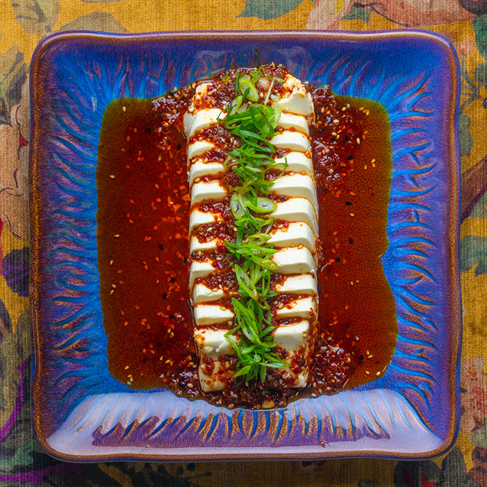 Silken Tofu with Chilli Oil