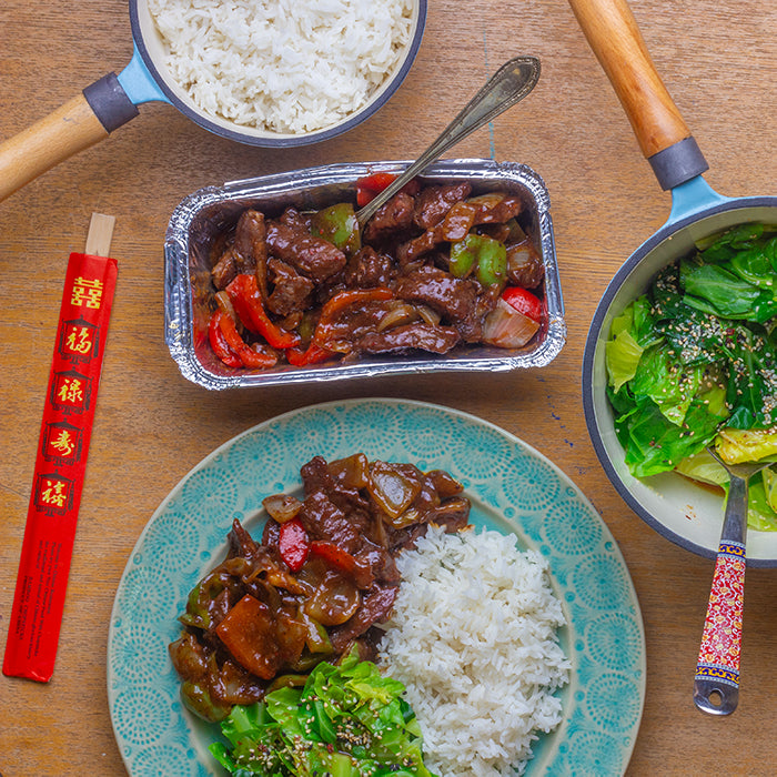 Beef in Black Bean Sauce