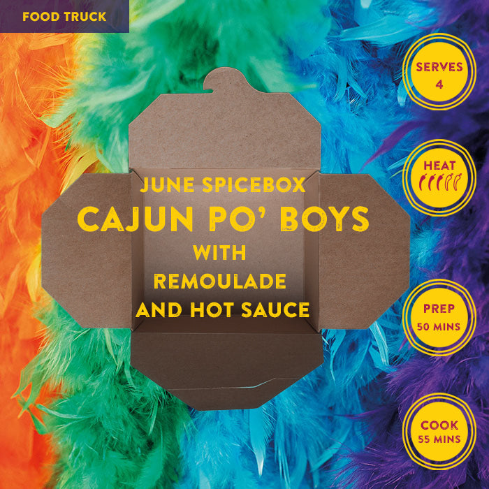 JUNE: Food Truck - Cajun Po' Boys with Remoulade and Hot Sauce