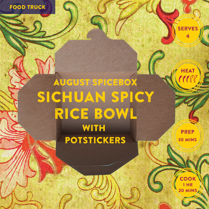 AUGUST: Food Truck - Sichuan Spicy Rice Bowl with Potstickers