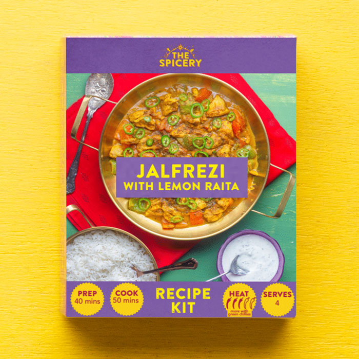 Jalfrezi with Lemon Raita