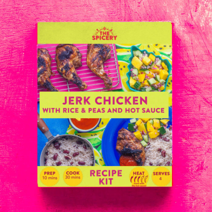 Jerk Chicken with Hot Sauce