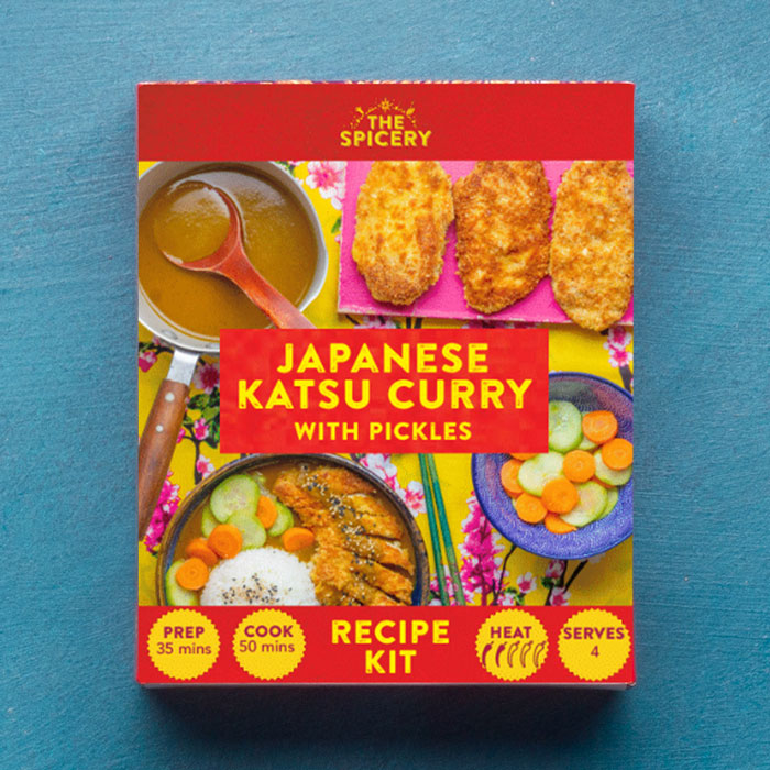 Japanese Katsu Curry with Pickles