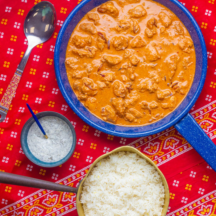 Kolhapuri Curry with Lemon Rice