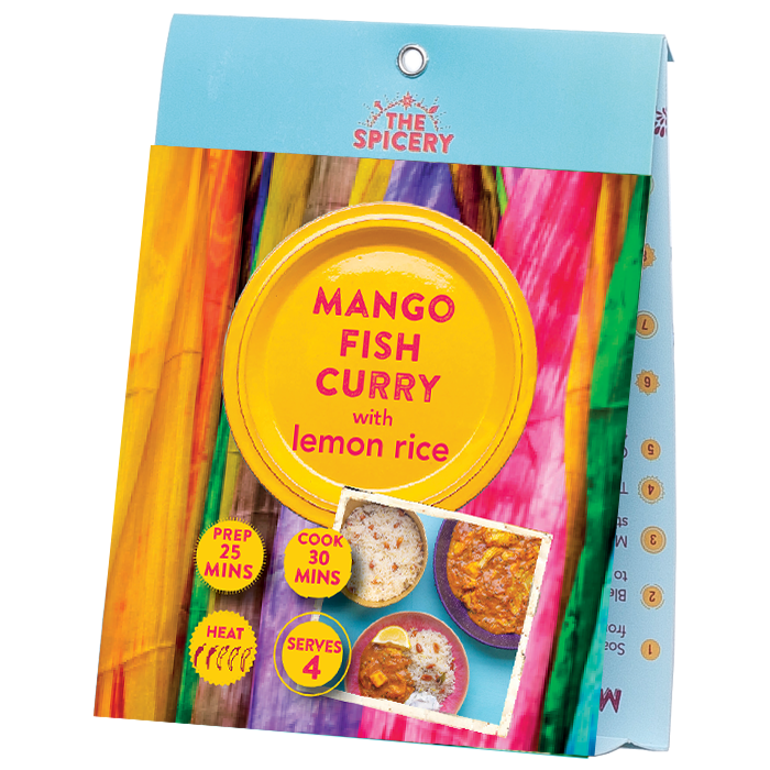 Mango Fish Curry with Lemon Rice