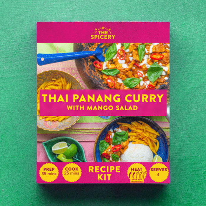 Thai Panang Curry with Mango Salad
