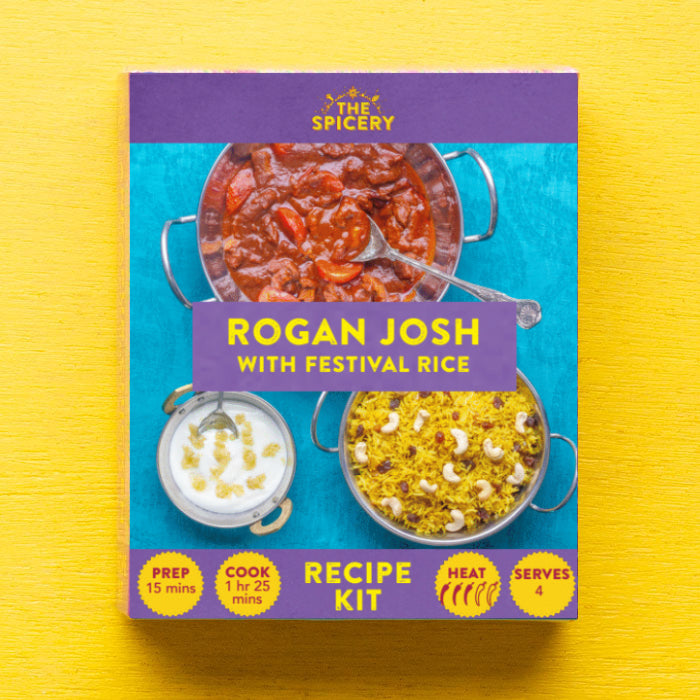 Rogan Josh with Festival Rice