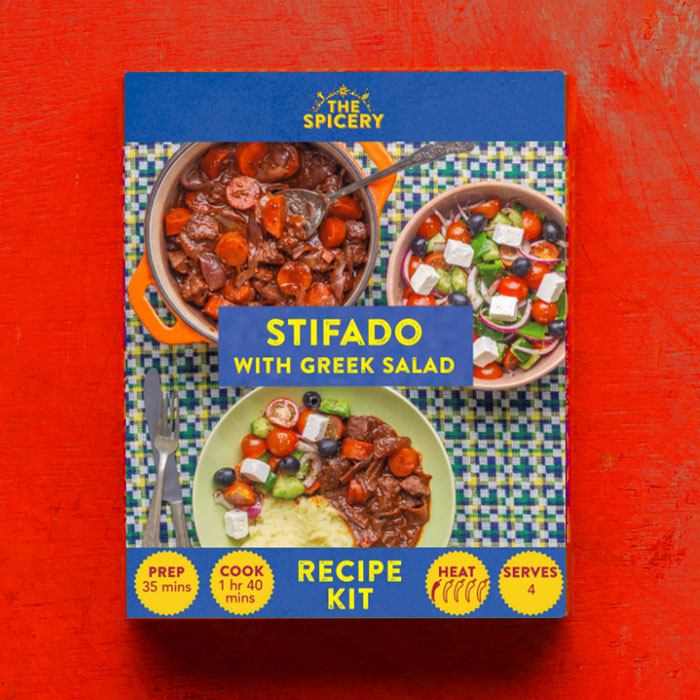Stifado with Greek Salad