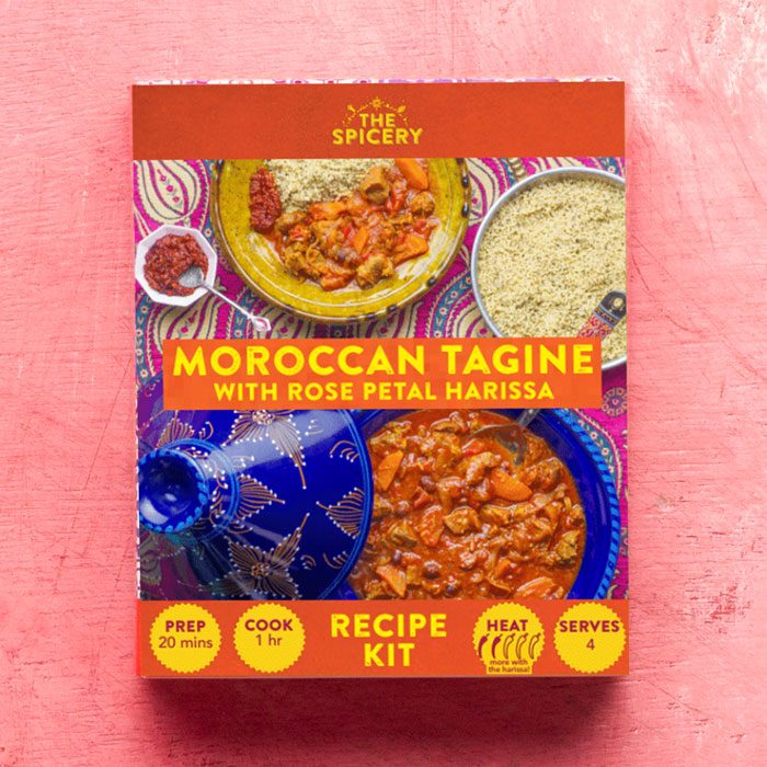 Moroccan Tagine with Rose Petal Harissa