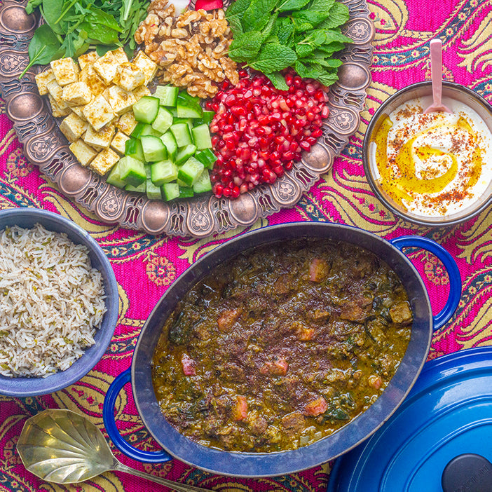 Persian Lamb & Rhubarb Stew