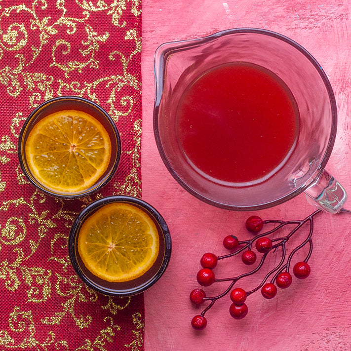 Hot Spiced Pomegranate Juice