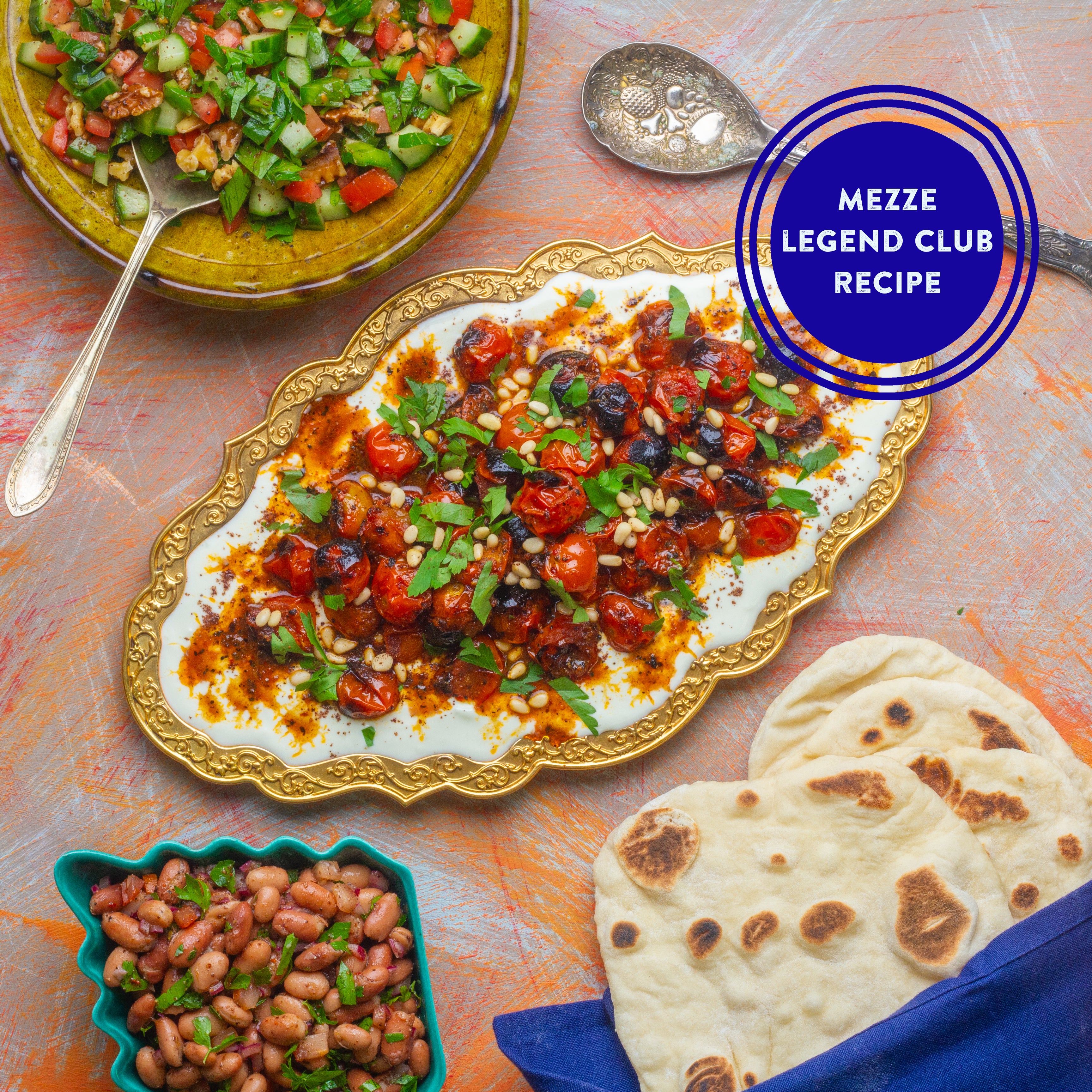 Grilled Tomatoes with Labneh