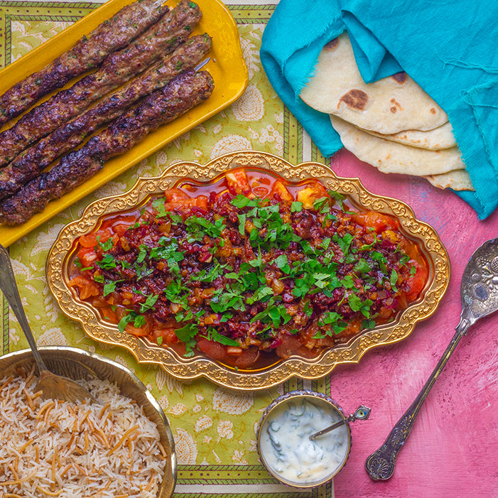 Grilled Tomato Ezme Salad