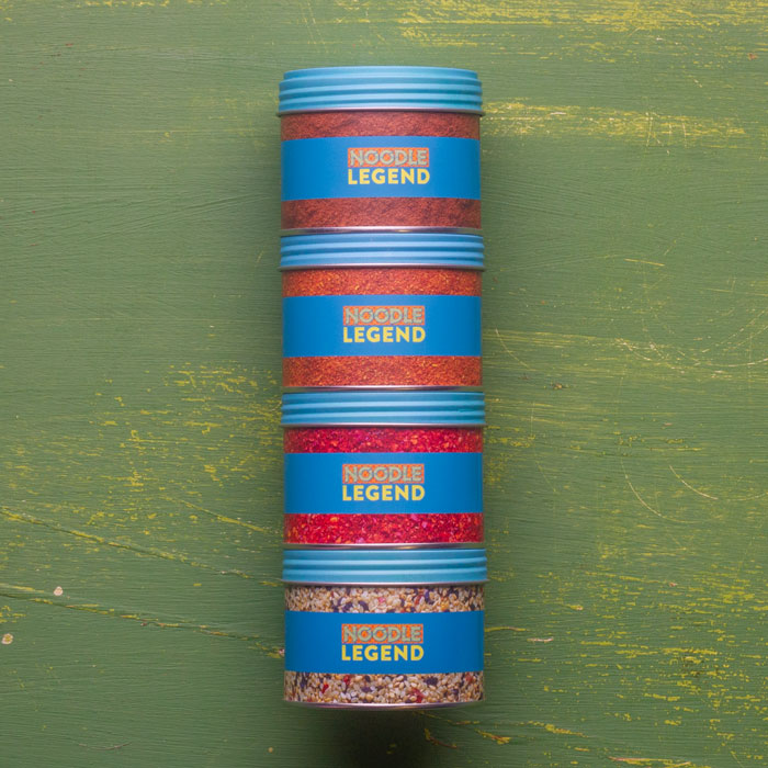 Noodle Legend Stackable Storage Tins