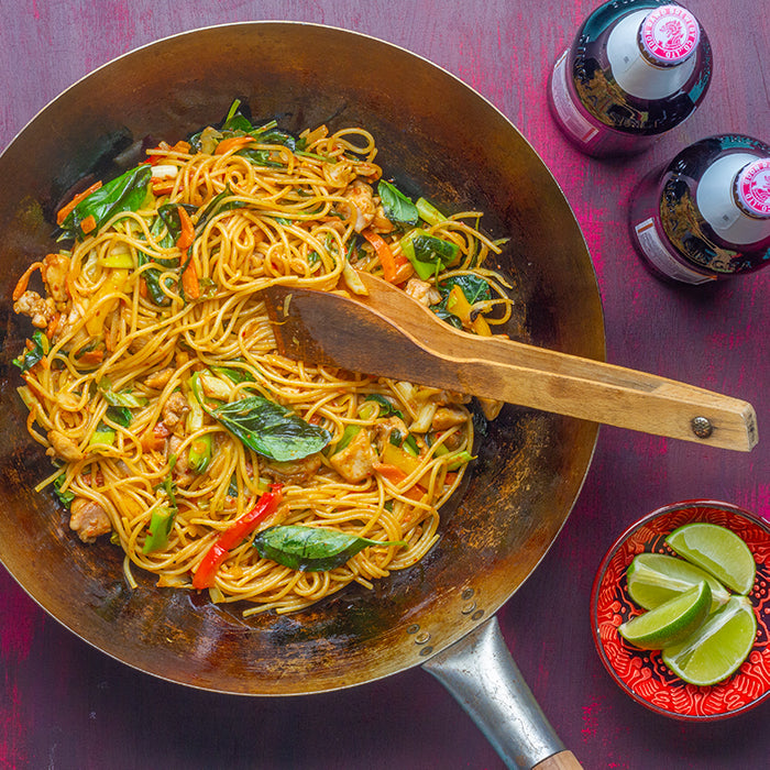 Thai-style Drunken Spaghetti