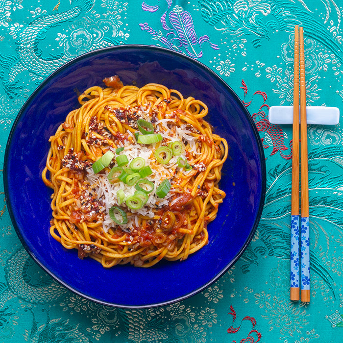 Spicy Tomato Butter Noodles