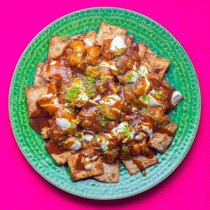 Apple & Salted Caramel Nachos