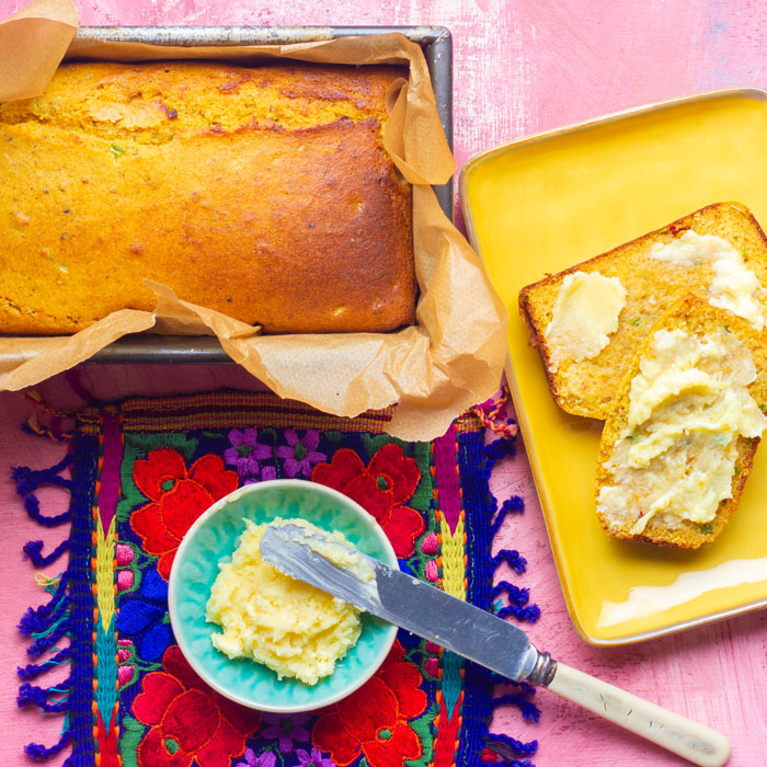 Cornbread with Honey Butter