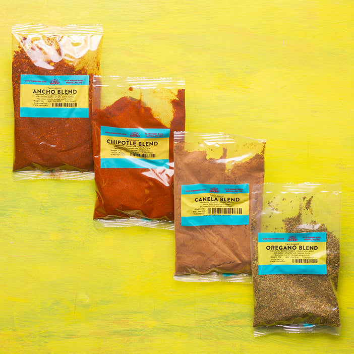 A complete set of Taco Legend Blend Refills
