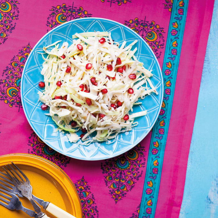 Cabbage and Pomegranate Salad