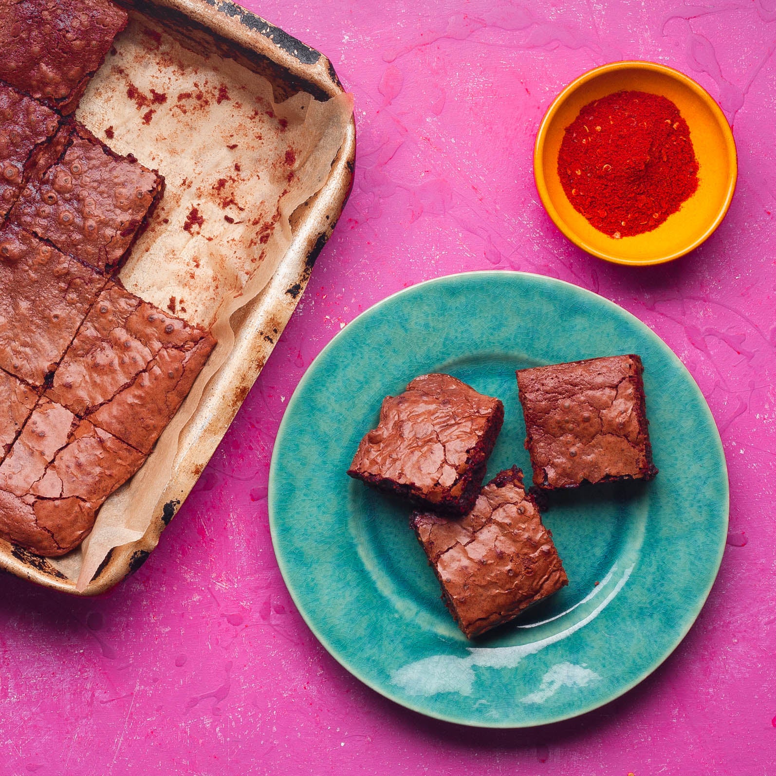 Chilli Chocolate Brownies