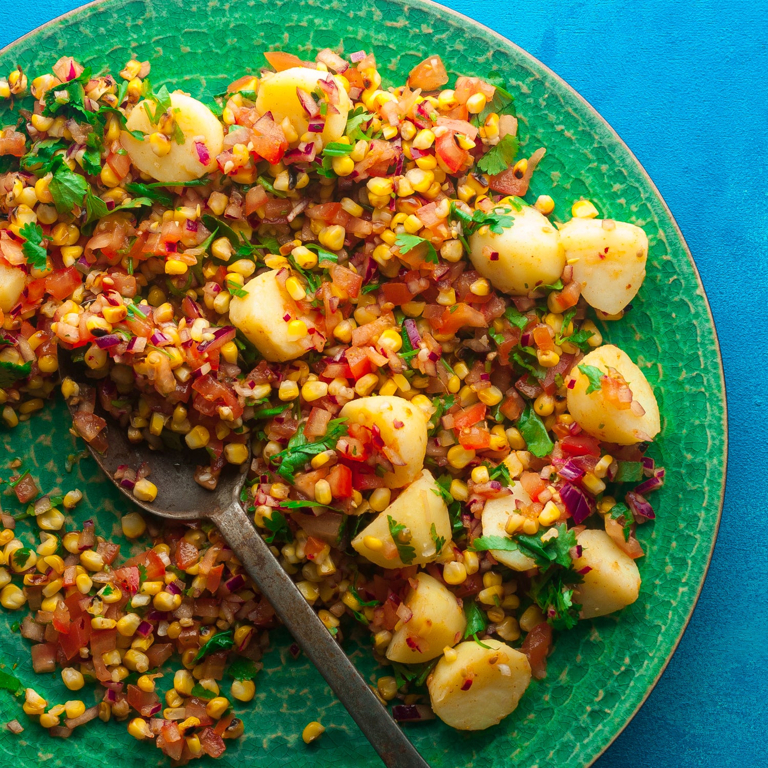 Sweetcorn Chaat Salad