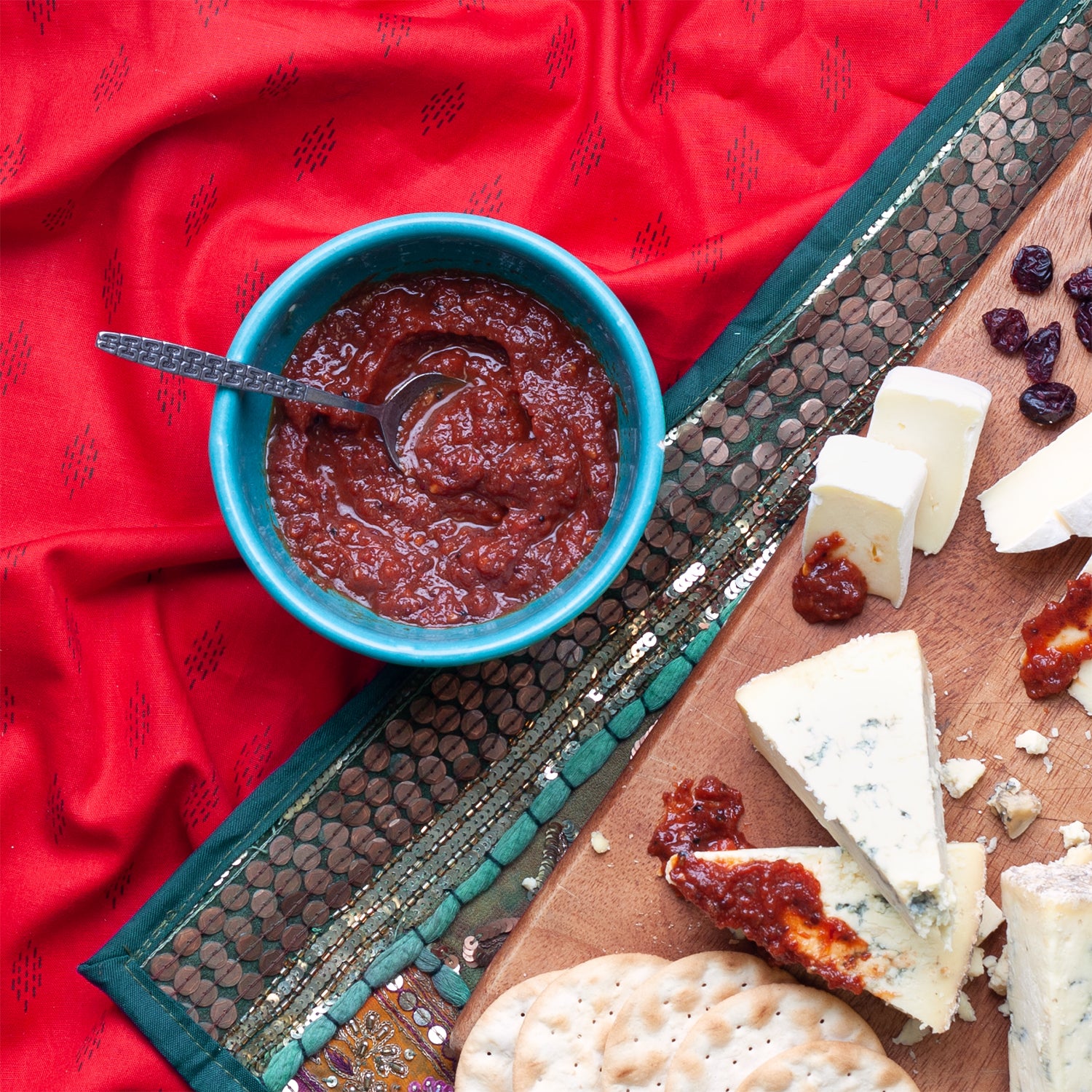 Spicy Tomato Cranberry Chutney