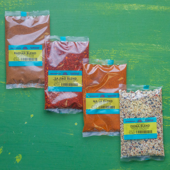 A complete set of Noodle Legend Blend Refills