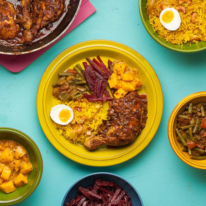 Rajahmundry Pulao with Mango Pickle