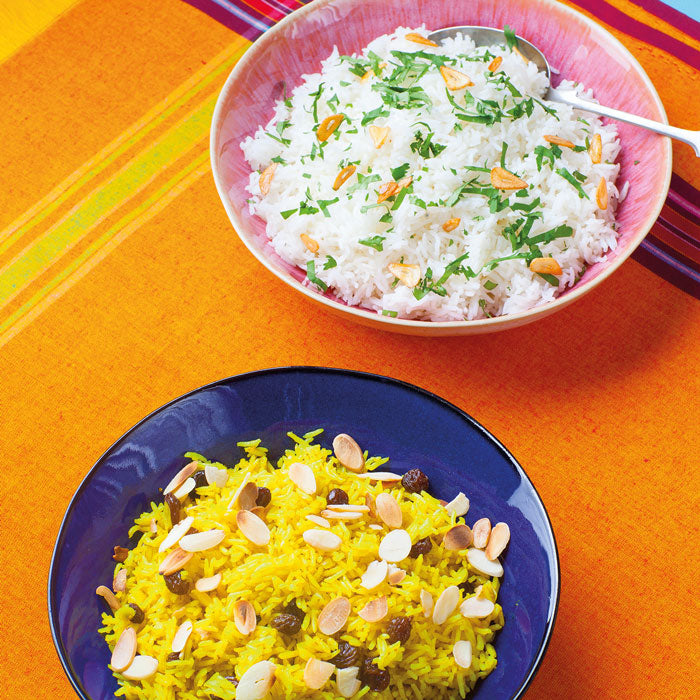 Garlic and Coriander Rice