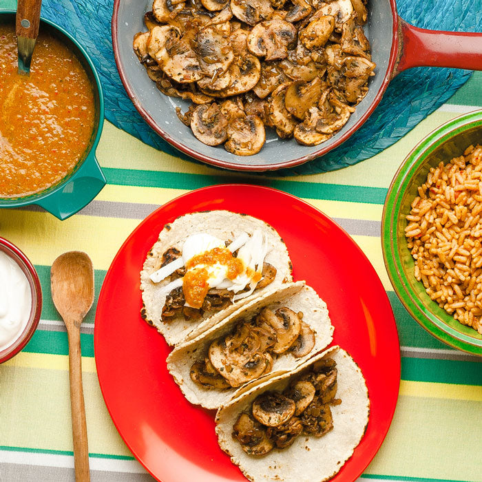 Garlic Orégano Mushrooms