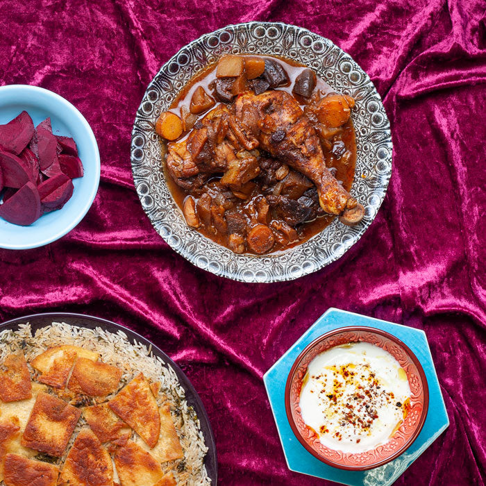 Khoresht with Dried Fruit