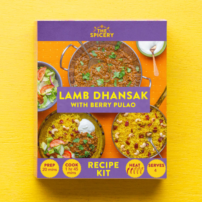Lamb Dhansak with Burry Pulao