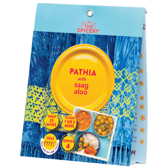 Pathia with Saag Aloo