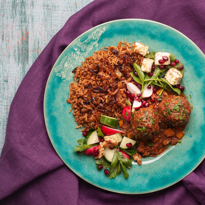 Kofte in Sumac Sauce
