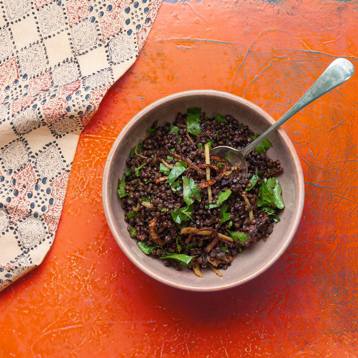 Lentil Salad with Pickled Lemon