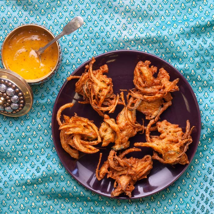 Onion & Green Chilli Bhajis